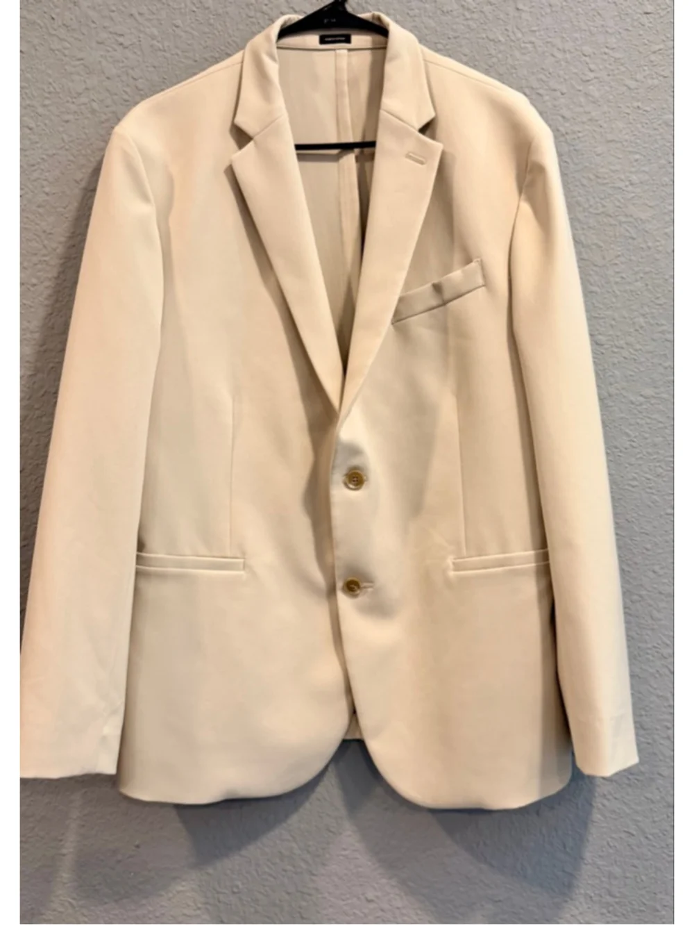 J. Ferrar Slim Fit Tan Blazer Mens Sport Coat Two Button Jacket Classic Business